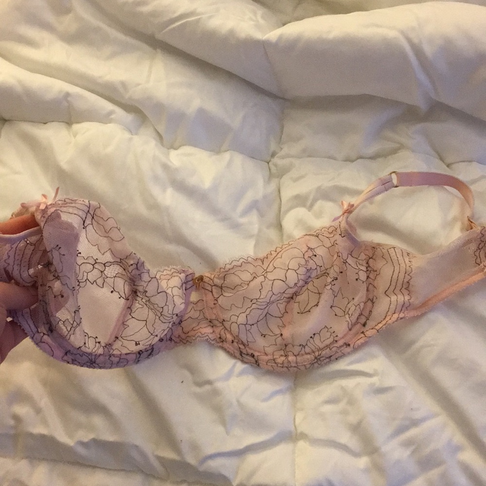CHANTELLE PINK LACE BRA